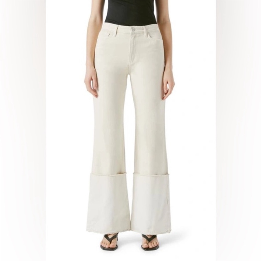 FRAME Sailor Cuffed Flare Jeans - Picture 2 of 7